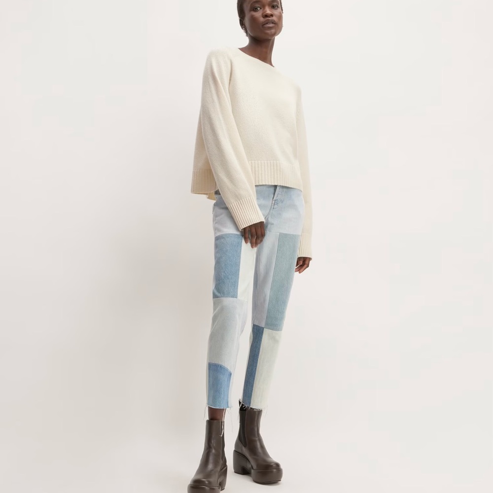 Everlane - Patchwork Light Blue Jeans - Size 25